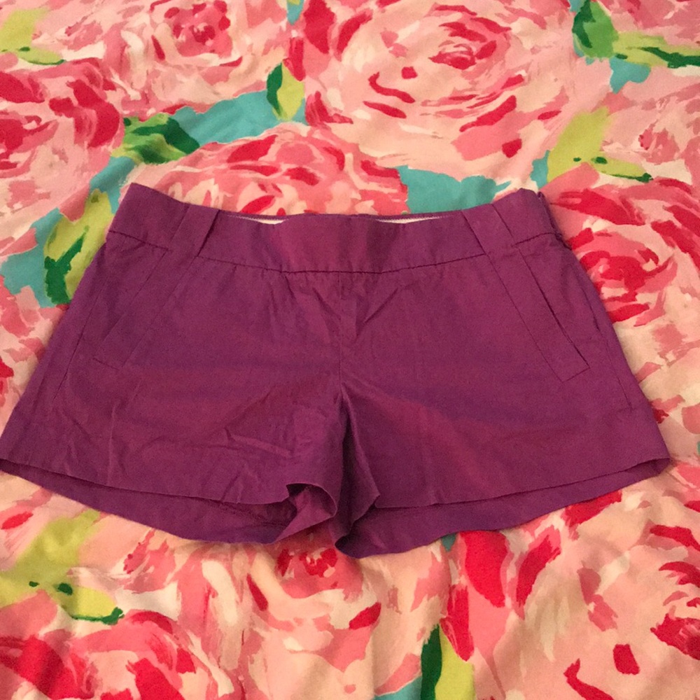 Purple Jcrew shorts